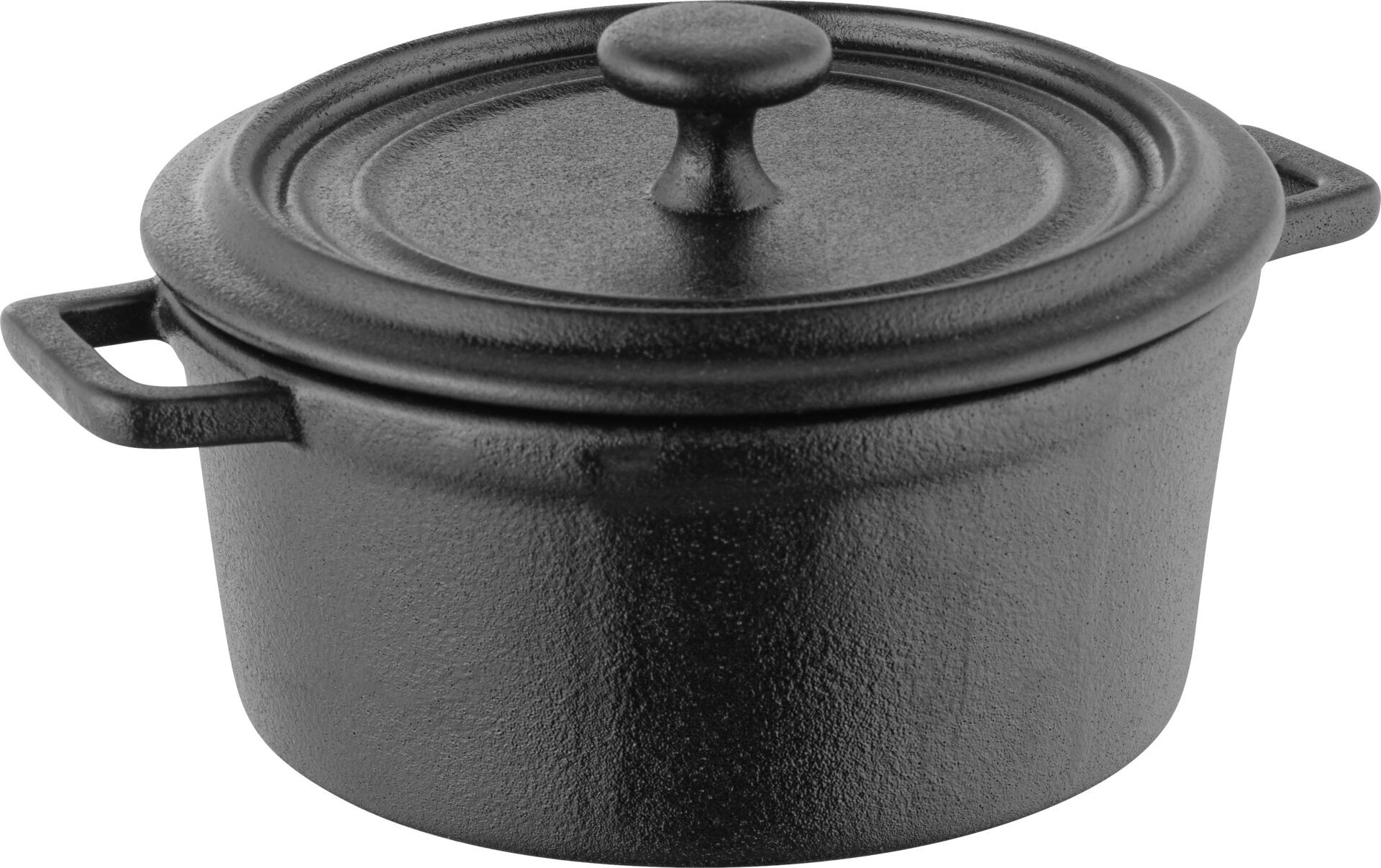 Porzellan Servierartikel "Java" rund Ø 13x5,5cm inkl. Deckel, 2 Kurzgriffe